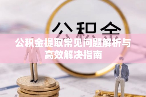 上蔡公积金提取常见问题解析与高效解决指南