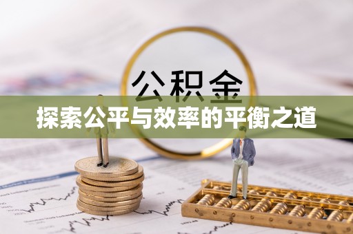 上蔡探索公平与效率的平衡之道